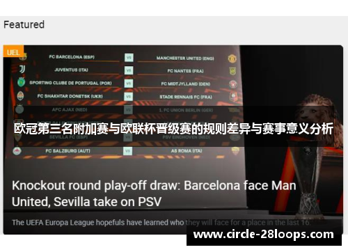 欧冠第三名附加赛与欧联杯晋级赛的规则差异与赛事意义分析