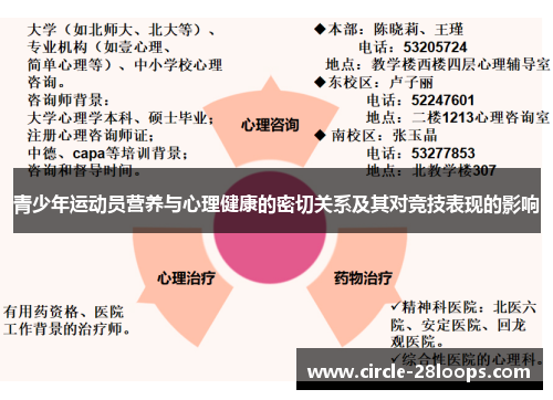 青少年运动员营养与心理健康的密切关系及其对竞技表现的影响